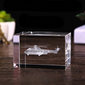 Veterans mar e terra <span class=keywords><strong>3d</strong></span> caminhão a laser, aeronaves, transportadora helicóptero, arma, enfeites de cristal, modelo militar, lembrança, presente - Product Image 3