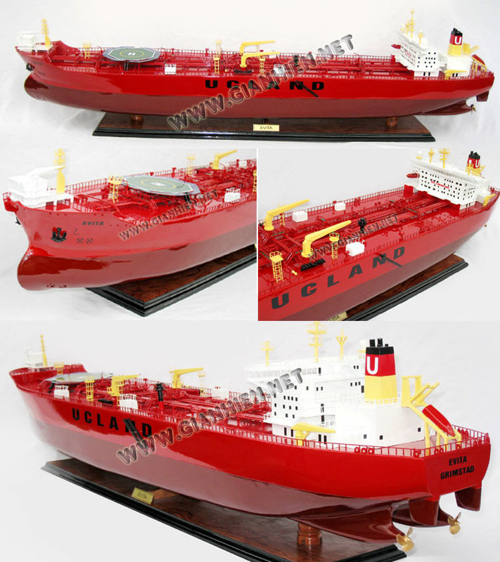 EVITA OIL TANKER MODEL WOODEN OIL
