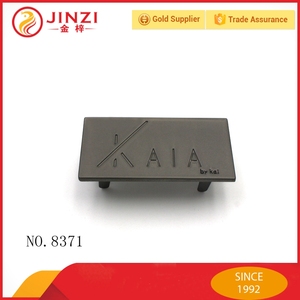 Dimensions design <span class=keywords><strong>gun</strong></span> metal couleur nom plaque, personnalisé gravé lettres étiquettes - Product Image 5