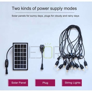 Sản Phẩm Mới Nhất Hệ Thống Năng Lượng Mặt Trời Led Garland Chuỗi Đèn Với Bảng Điều Khiển Năng Lượng Mặt Trời Tại Trung Quốc - Product Image 3
