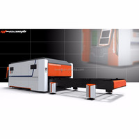 Machine de découpe laser à fibre pour tôles en fer galvanisé, source laser IPG 1500W/2000W, logiciel de contrôle CNC, découpeuse de métal orientale AI