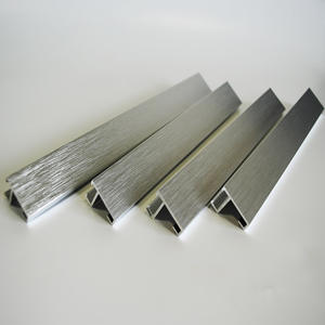 Wahou !! Revêtement en poudre, profil de rail de placard en aluminium couleur chêne, profil en aluminium décoratif finition bois anodisé brossé - Product Image 4