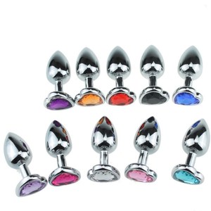 Set di <span class=keywords><strong>Plug</strong></span> <span class=keywords><strong>Anali</strong></span> in Metallo Colorato <span class=keywords><strong>Gioiello</strong></span>, Giocattoli <span class=keywords><strong>Anali</strong></span> Portatili Impermeabili Marca YEQU per Donne, Uomini, Coppie, Giochi BDSM, Giocattoli Erotici - Product Image 2