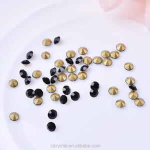 ネイルアート用の先のとがったフォイルバックレジンクリスタルラインストーン - Product Image 5