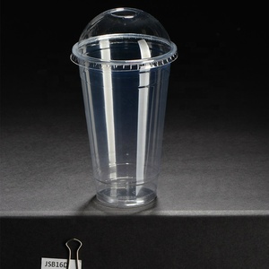 Chất Lượng Cao 16OZ Dùng Một Lần Nhựa PP PET PLA Cup Với Dome Nắp Phẳng Bìa Tùy Chỉnh Logo - Product Image 3