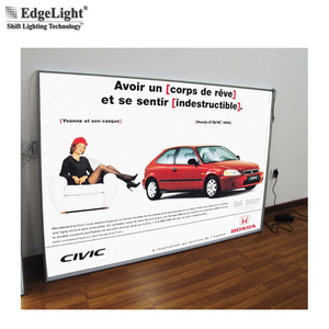 Vải backlit <span class=keywords><strong>Led</strong></span> hộp đèn, không khung quảng cáo hiển thị hộp Đèn, nhôm dệt lightboxes - Product Image 2