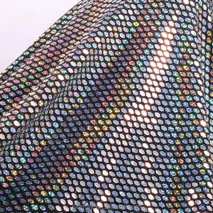 97% poliestere 3% spandex <span class=keywords><strong>vestito</strong></span> lavorato a maglia lustrino argento <span class=keywords><strong>lurex</strong></span> tessuto con metallic spanglefor - Product Image 3