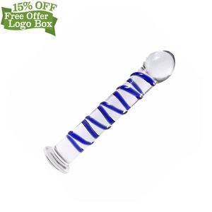 Ücretsiz özel kutu-yeni cam değnek Pyrex kalın Dildos <span class=keywords><strong>Penis</strong></span> Lady Witht çin fabrika düşük fiyat - Product Image 6