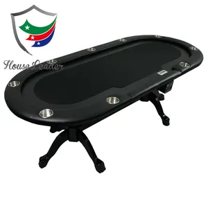 84英寸casino texas hold em poker table with drop boxes for sale