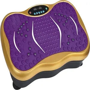 Plataforma de Fitness Vibração de Corpo Inteiro Máquina de Placa Vibratória Crazy Fit Massagem Exercício Máquina com Controle Remoto
