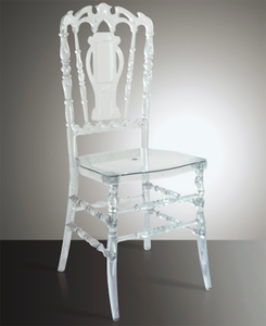 Оптовая торговля круглая задняя металлическая Золотая Феникс chiavari стул Железный стальной Свадебный канал - Product Image 4