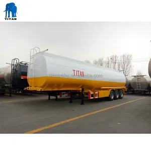 TIATN gebruikt olietanker schip olietanker vrachtwagens 50000 liter brandstoftank semi aanhanger