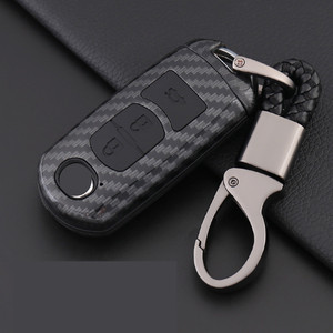 Carbonio Del Silicone Auto Chiave A Distanza Della Copertura di Caso Per <span class=keywords><strong>Mazda</strong></span> 2 3 6 Atenza Axela CX-5 CX5 CX-7 CX-9 2015 2016 2017 Chiave <span class=keywords><strong>shell</strong></span> 2/3 Pulsanti