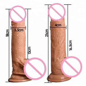 Consolador enorme realista para mujeres y adultos, vibrador con ventosa, pene grande Artificial, juguetes de pene, masajeador masturbador femenino suave