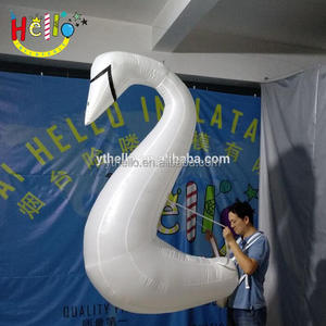 Disfraz de cisne blanco para caminar inflable con iluminación LED para desfile callejero al aire libre - Product Image 4
