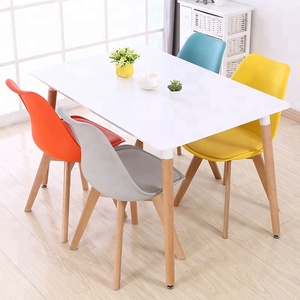 Sofá moderno <span class=keywords><strong>de</strong></span> PU con patas <span class=keywords><strong>de</strong></span> madera maciza, silla <span class=keywords><strong>de</strong></span> comedor, estilo escandinavo, color blanco, <span class=keywords><strong>para</strong></span> restaurante y <span class=keywords><strong>cocina</strong></span> - Product Image 6