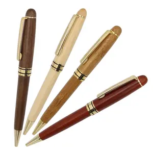 Pen With Design Wholesale Luxury Gift Pen With Custom Logo Wood Turning Pen Wooden Pen