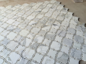 Piedra Natural Mosaico Medallón Patrón decorativo Para <span class=keywords><strong>El</strong></span> Hotel <span class=keywords><strong>Centro</strong></span> <span class=keywords><strong>Comercial</strong></span> Suelo de Azulejo de La Pared - Product Image 5