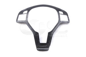 Fiber de Carbone sec Couverture de <span class=keywords><strong>Volant</strong></span> Pour 11-16 UNE CLA CLS SL SLK GLK A45 CLA45 W176 W246 W204 W117 W212 W207 W218 R172 R231 X204 - Product Image 5