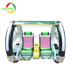 Atracción <span class=keywords><strong>de</strong></span> Diversión Económica con Ruedas Giratorias <span class=keywords><strong>de</strong></span> 360 Grados, 2 Paseos, Coche Eléctrico Happy Le Bar - Product Image 1