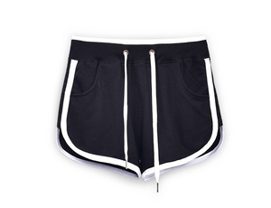 Miglior prezzo personalizzato logo bianco bianco semplice palestra pantaloncini donna ragazze pantaloncini - Product Image 5