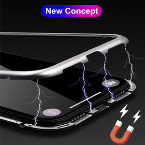 Prezzo di fabbrica di Adsorbimento Magnetico Cassa Del Telefono Del Metallo Per Huawei Honor Compagno di 20 <span class=keywords><strong>Lite</strong></span> P20 P30 Pro Magnete In Vetro Temperato Trasparente copertura
