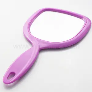 Miroir facial à manche longue, en plastique, une voie, pour barbier, magasin