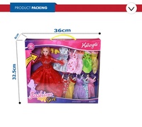 Meilleure vente de petites poupées pour filles, jouets princesse, ensemble de petites poupées avec vêtements et prix bas