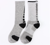 Respirant personnalisé hommes Polyester coton rembourré Sport basket-ball chaussettes Elite Sport chaussettes personnalisé Compression Sport chaussettes