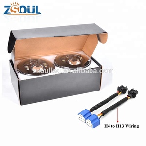 Super brillante 100 W 7 "<span class=keywords><strong>Jeep</strong></span> faros LED RGB Ángel ojos Bluetooth Control para <span class=keywords><strong>jeep</strong></span> <span class=keywords><strong>Hummer</strong></span> <span class=keywords><strong>H4</strong></span> a H13 enchufe - Product Image 4