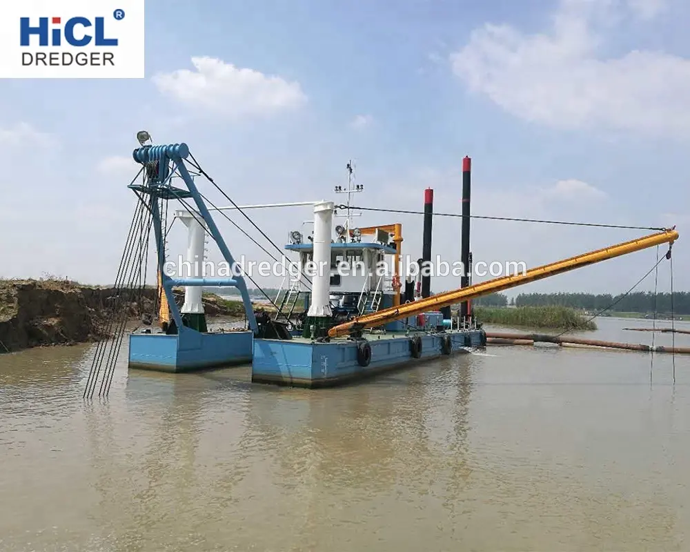 HICL drague chantier naval 8 pouces 800m3/h petite machine de dragage de sable de rivière à vendre (Certificat CCS)