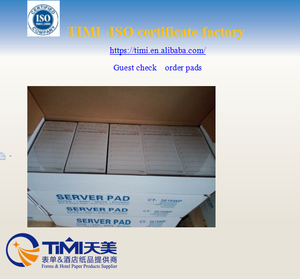 Suministros de Hotel y Restaurante de Papel Offset/Cartón Menú de Restaurante Cheque de Invitados y Libro de Recibos de Factura Impresión de Libros de Papel/Cartón de Compensación de Invitados de Servicio de 2 a 3 - Product Image 2