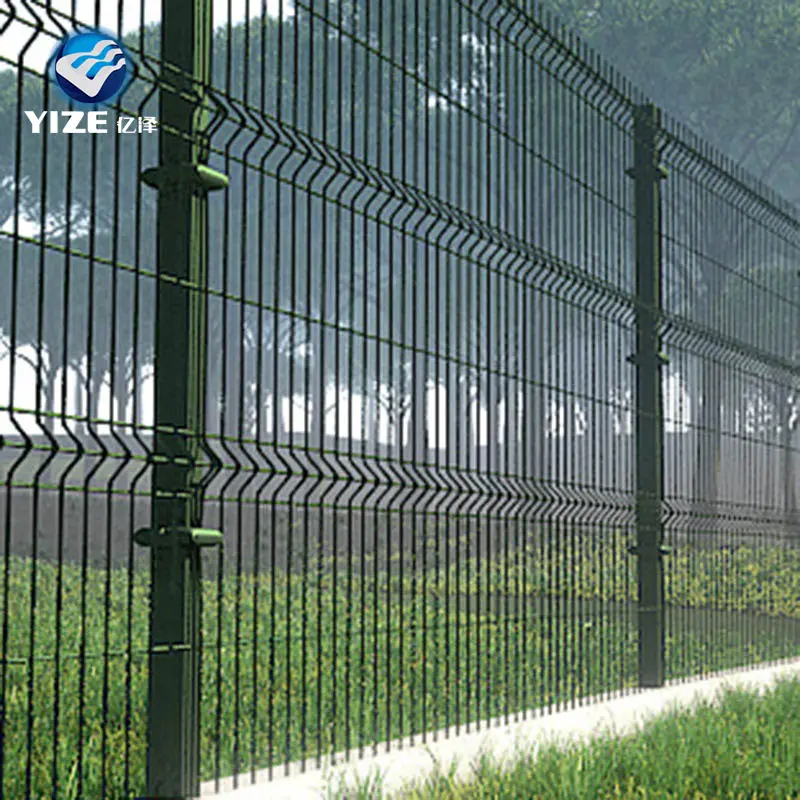 Garden Triangle Bending angle bent welded 3D wire mesh fence