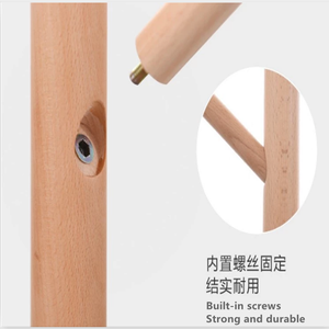 Assessed Supplier <strong>Coat</strong> Hanger <strong>Stand</strong>, Hotselling High Quality <strong>Wooden</strong> <strong>Coat</strong> Rack - Product Image 5