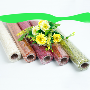 Trắng Gillter Hoa Gói <span class=keywords><strong>Poly</strong></span> <span class=keywords><strong>Deco</strong></span> Sợi Polyester Lưới - Product Image 6