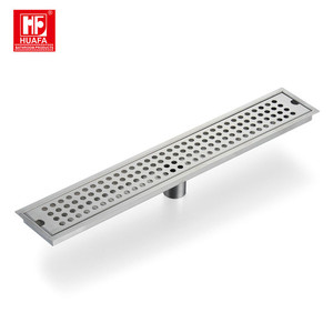 <span class=keywords><strong>Rejilla</strong></span> de Drenaje de Piso de Acero Inoxidable para <span class=keywords><strong>Baño</strong></span>, Drenaje Rápido para Ducha Larga - Product Image 1