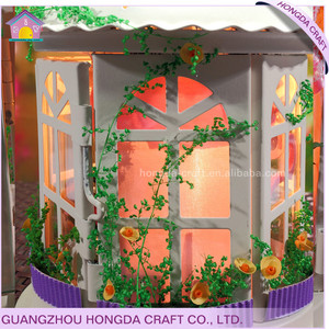 Fabriqués à la main d'anniversaire cadeau avec la lumière maison de poupée miniature égyptien décor à la maison - Product Image 4