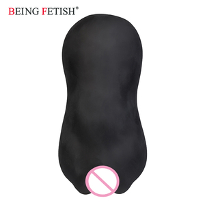 Memek Mini Hitam untuk Pria Mainan Seks <span class=keywords><strong>Vagina</strong></span> Masturbasi - Product Image 3