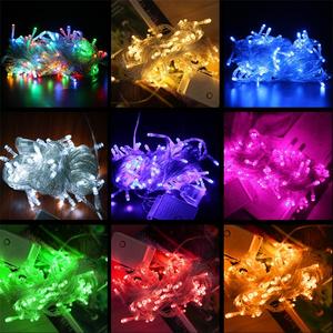Catena Luminosa da 10M con 100 LED <span class=keywords><strong>per</strong></span> Matrimonio, Luci Fatate Natalizie da Esterno, Decorazione Scintillante <span class=keywords><strong>per</strong></span> <span class=keywords><strong>Albero</strong></span> <span class=keywords><strong>di</strong></span> <span class=keywords><strong>Natale</strong></span>, LED Natalizi da Esterno - Product Image 5