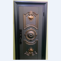 Porte d'entrée antivol en acier, sécurité, porte extérieure en métal de qualité supérieure, nouveau style