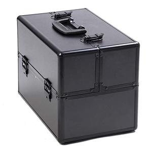 Aluminum <strong>Makeup</strong> Train Case Large 6 Tray Professional Cosmetic <strong>Makeup</strong> <strong>Box</strong> - Product Image 2
