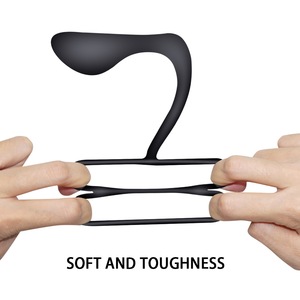 Silicona Anal Plug masajeador de próstata masculino doble Cock Butt Plug Erotic juguetes adultos del sexo <span class=keywords><strong>para</strong></span> los hombres - Product Image 5