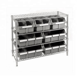 heavy duty storage drawers shelves plastic bins rack
