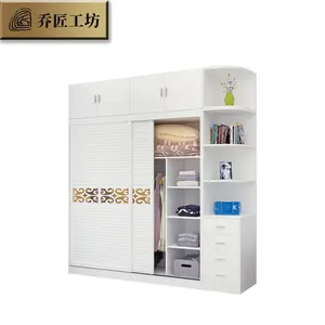 Tủ Quần Áo Mdf Đơn Giản, Cửa Trượt Để Quần Áo