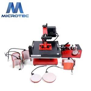 Microtec DCH-1620 Good Price Swing away 40x50cm t-shirt Sublimation Printer Heat Press Machine For Sale