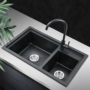 Lavello da <span class=keywords><strong>Cucina</strong></span> in Pietra di Quarzo di Alta Qualità, Lavelli in Quarzo, Lavabo in Superficie Solida Acrilica - Product Image 1