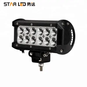 36w 7 inch car light aluminum housing led work light for 4X4 car led light bar