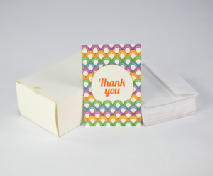 Hermosas notas de agradecimiento en lámina de oro letras en relieve gracias por la tarjeta de compra - Product Image 5