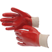 JingCai Gants de travail en PVC à pois Gants de travail industriels légers en coton à pois en PVC Gants chimiques