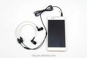 3.5 mm Metal fone de ouvido com tubo de ar para o iphone 4 e jogadores